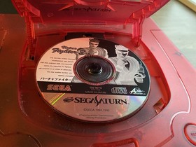 SEGA SATURN HST-3220 JAPANESE RED CONSOLE W SAROO LOADED 256 GB OEM CONTROLLERS