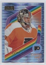 2023-24 O-Pee-Chee Platinum Retro Blue Pulsar 66/100 Carter Hart #R-48 tg9