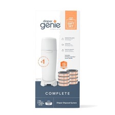 Baby Genie Complete Diaper Pail Set with 8 Refills Carbon Filter for Freshness