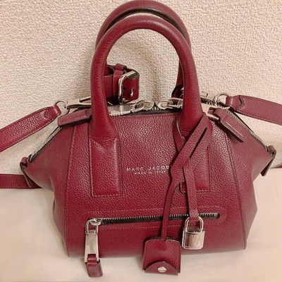 Limited Edition Mini Incognito Aubergine Bordeaux Wine Bag Women Rare Model Limi