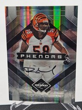 2009 Donruss Limited Phenoms #228/399 Rey Maualuga #193 Auto Rookie RC Autograph