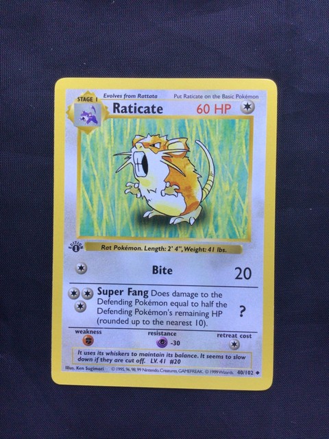 Raticate (Base Set (1st Edition))