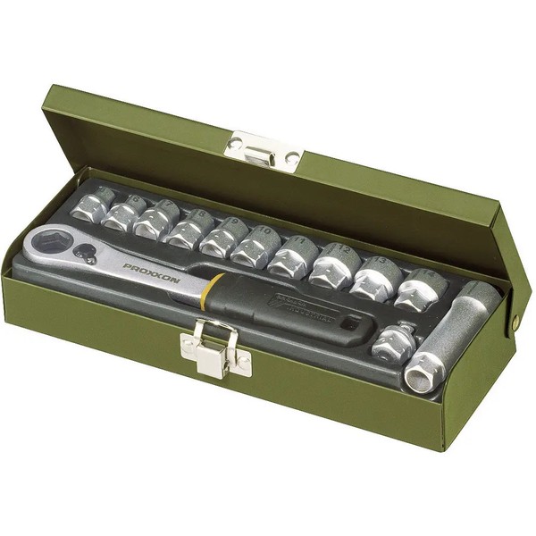 Proxxon Industrial SteckschlüSselsatz Metrisch 1/4 (6.3 Mm) 13Teilig 23602-image