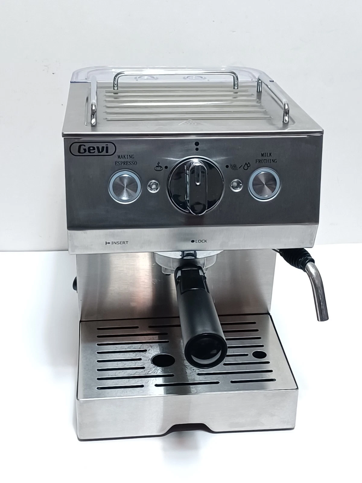 Gevi Espresso Machine w/Milk Frother Stainless Steel GECME003D-U ~ VERY NICE !!
Opens in a new windo