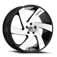 20x8.5 Luxxx Alloys Lux 10 Gloss Black Machined Face Wheel 5x4.5 38mm 20x8.5 Luxxx Alloys Lux 10 Gloss Black Machined Face Wheel 5x4.5 38mm