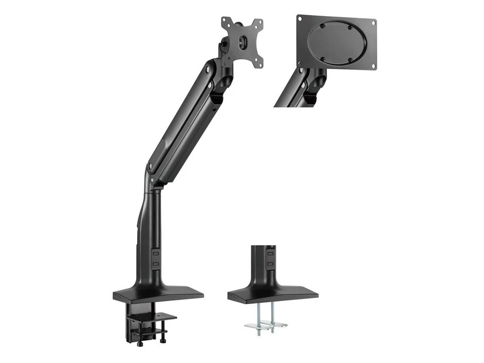 Monoprice Single Full-Motion Adjustable Gas-Spring Desk Mount 32~49in Monitors - Image 2 of 4