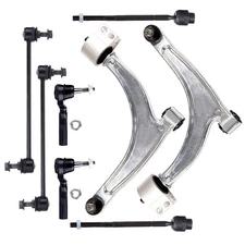 8pcs Front Lower Control Arm Sway Bars For 2004-2010 Chevrolet Malibu