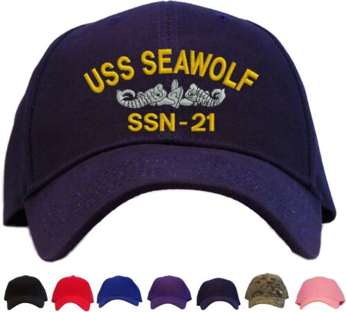 Gorra de béisbol bordada USS Seawolf SSN-21 - disponible en 7 colores - sombrero  - Imagen 1 de 9