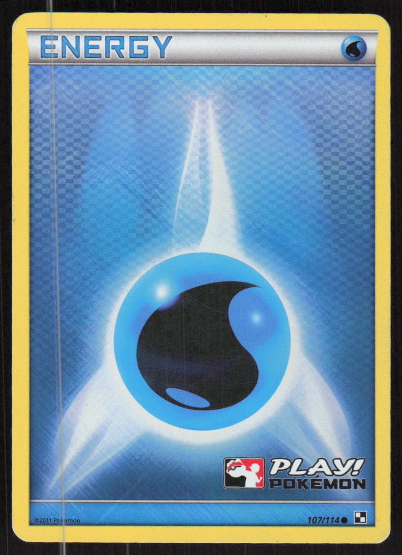 Pokemon TCG Black and White #107/114 Water Energy LP