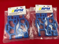 RPM TEAM ASSOCIATED  MT8 BLUE Front + Rear SUSPENSION A-ARMS 70195 70205