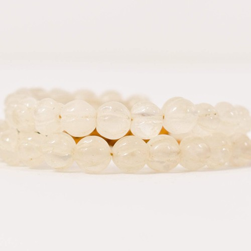 Venetian Starburst Melon Translucent Bead Necklace - Picture 3 of 8