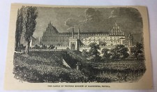 Gravure magazine 1877 ~ CHÂTEAU DES CHEVALIERS TEUTONIQUES Marienburg, Prusse (Pologne)