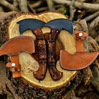 Handmade Tomahawk Axe Hunting AXE Compatible W/Winkler Knives