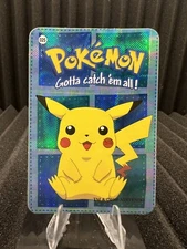 Pikachu #25 - Vintage Vending Machine Prism Sticker 2000 - Pokemon Card