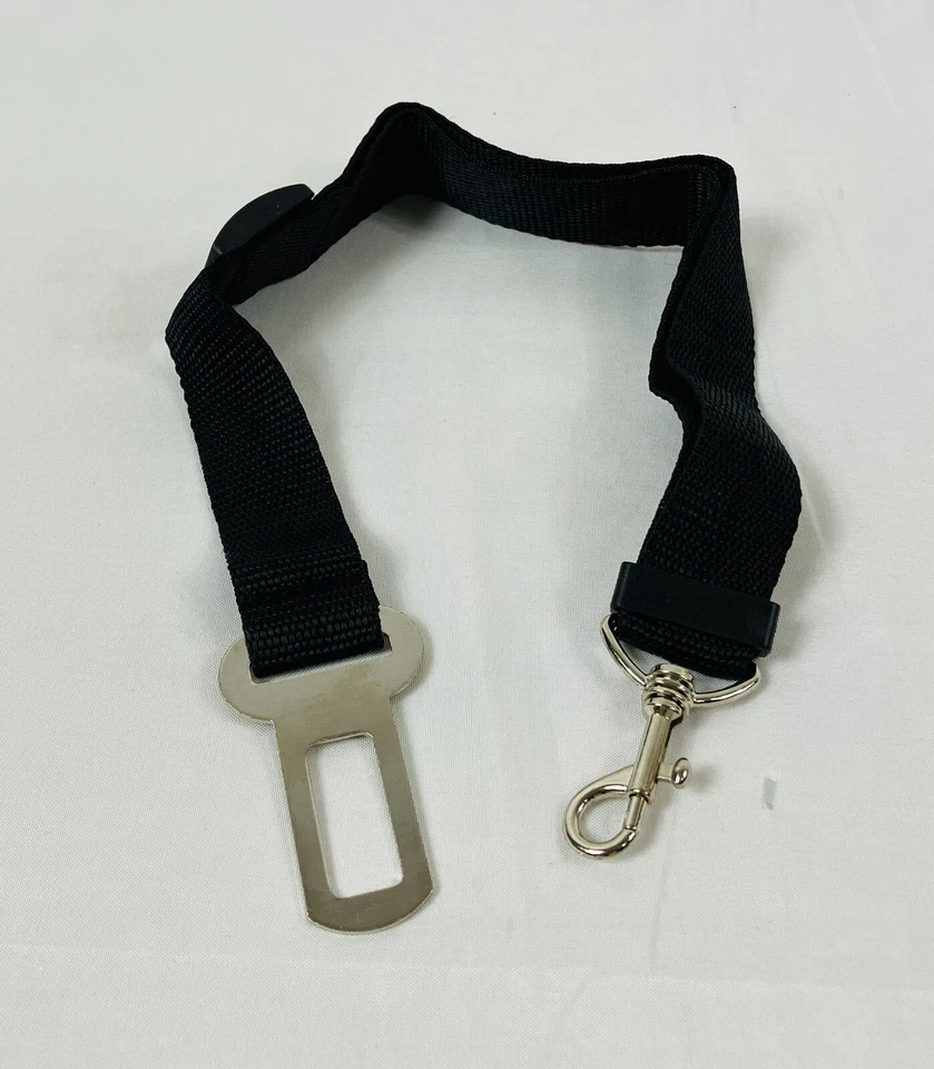 MARKENLOS Anschnallgurt Sicherheitsgurt Hund Katze Auto Hundegurt verstellbar 75cm Schwarz