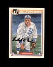Burleigh Grimes Hand Signed 1983 Hall of Fame Heroes Brooklyn Robins Autograph