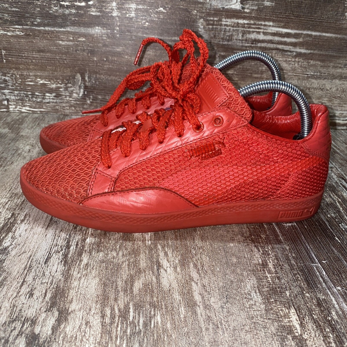SOLANGE X PUMA SUEDE CLASSIC 'WOVEN' 359478 02 RED WOMEN'S US - Main Image