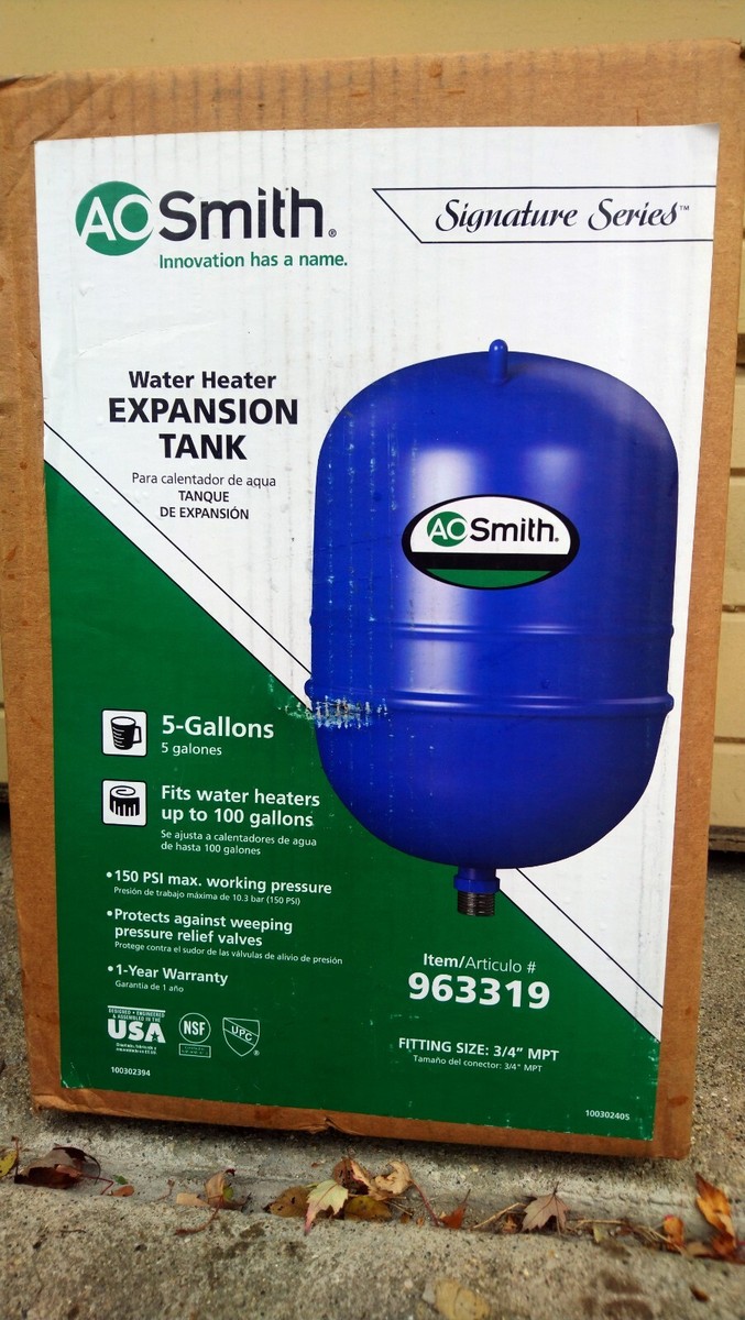 NIB 5-Gal 150-PSI Residential Water-Heater EXPANSION TANK