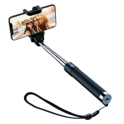 SELFIE STICK WIRELESS MONOPOD REMOTE SHUTTER BUILT-IN EXTENDABLE for CELL PHONES