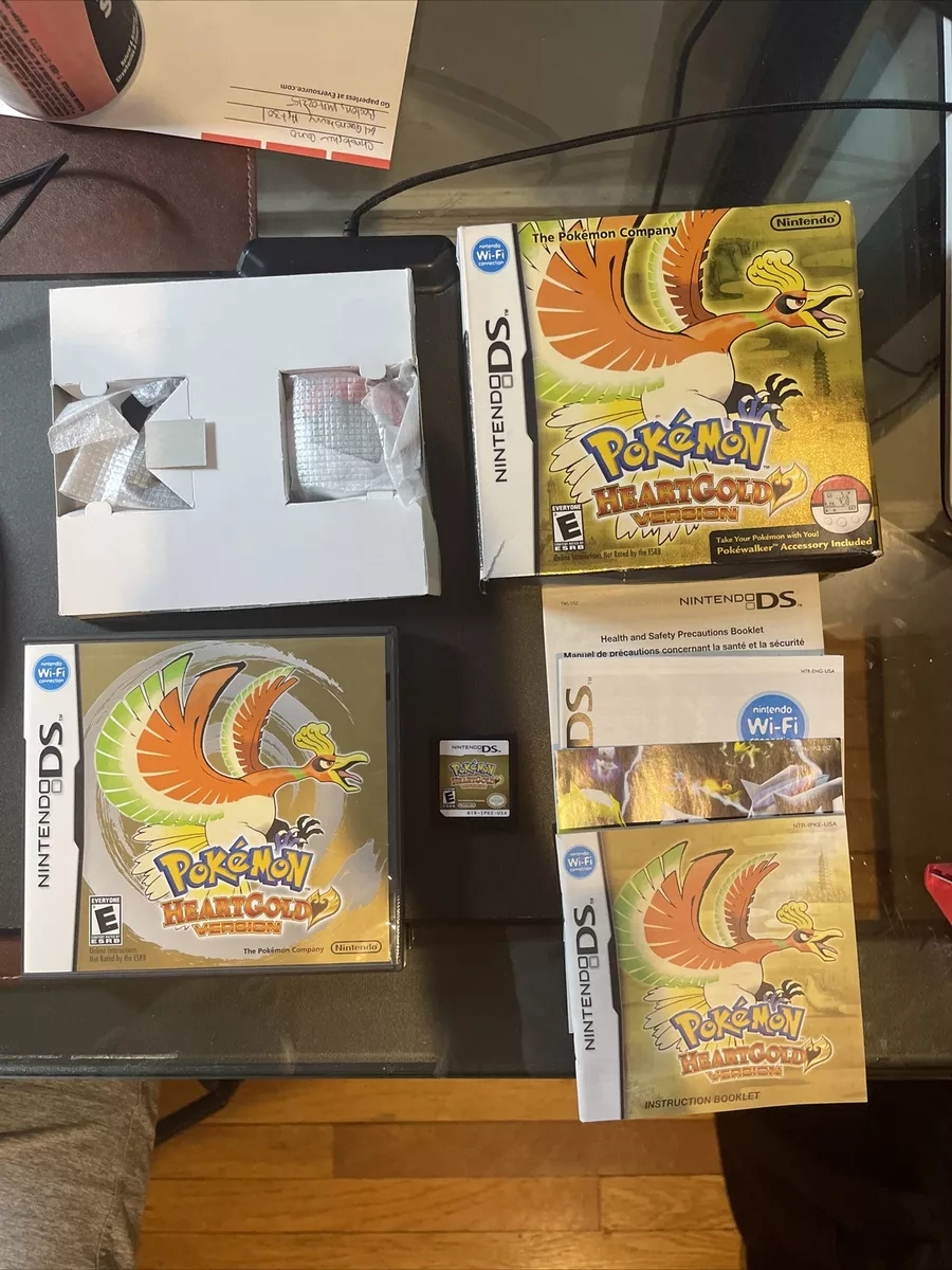 Pokemon: HeartGold Version (Nintendo DS) Authentic Complete Pokewalker Big  Box