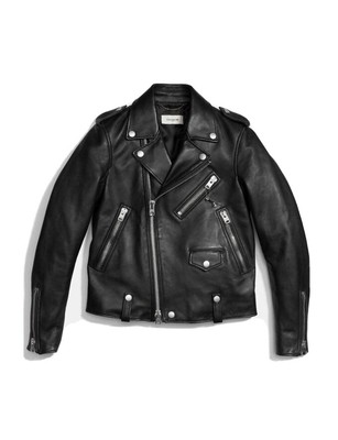 coach leather jacket womens