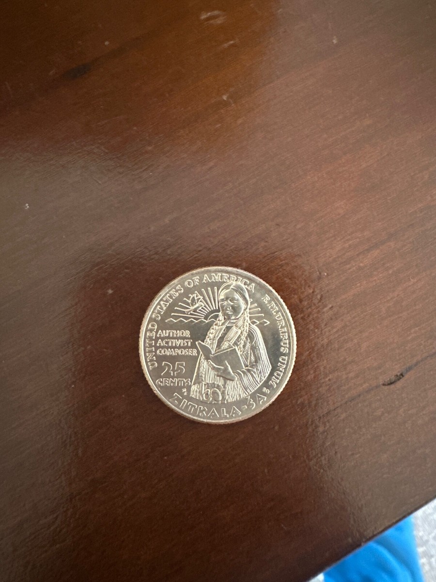 2024 D Zitkala-Sa Washington Quarter Error Coin “In Cod We