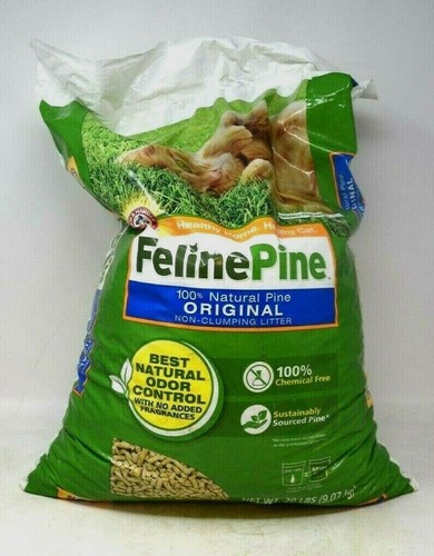 clumping feline pine