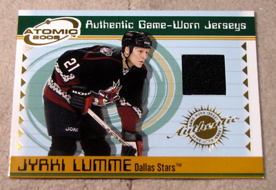 2001-02 Atomic Jerseys #18 Jyrki Lumme Relic Patch