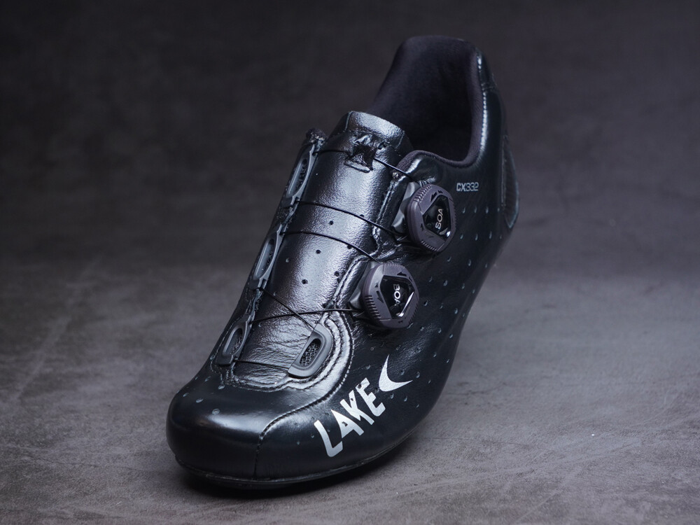LAKE CX332 Kangaroo Leather Cycling Shoes: Black EU39-43