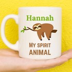 Personalised Sloth Mug | Sloth Gifts | Gifts For Sloth Lovers | Birthday Cup