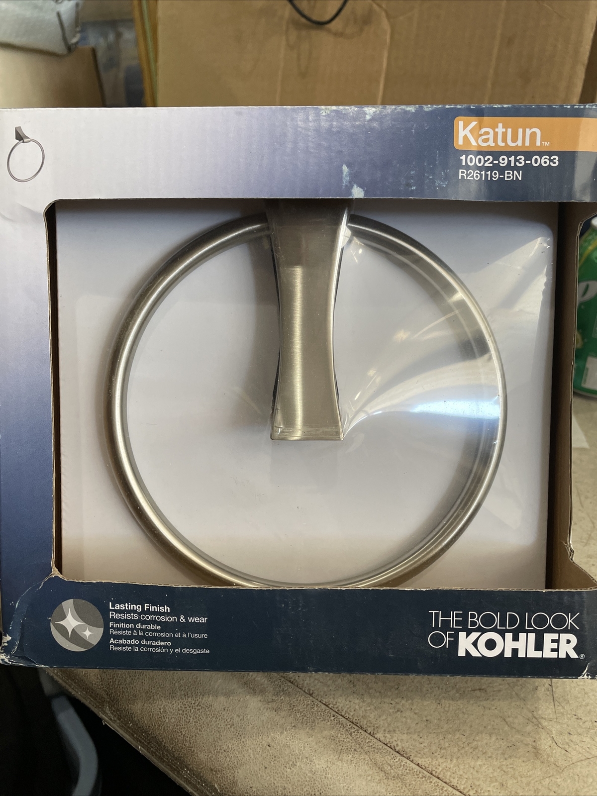 Kohler Katun Bathroom Towel Ring CHROME eBay