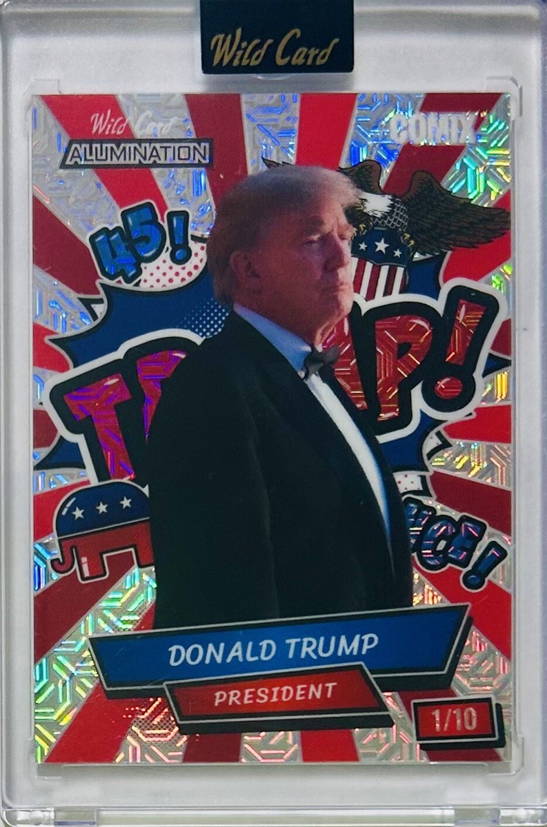 2024 Wild Card Alumination Comix President Donald J Trump ACBLT