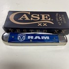 CASE XX #37482 RAM NAVY BLUE BONE SMOOTH TRAPPER SS — photo 5