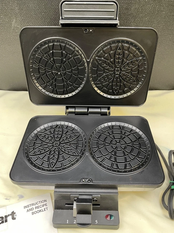 Máquina de waffle Cuisinart Pizzelle Press WM PZ2 antiaderente SKU 6820 - Imagem 4 de 4