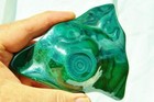 Bullseye Bulls Eye 106mm Malachite Congo Beauty Polished Crystals 4.2" 4240 exx — photo 1