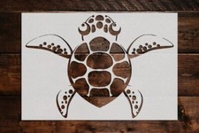 Sea Turtle Stencil for DIY Crafts  Painting - Reusable Animal Wall Art