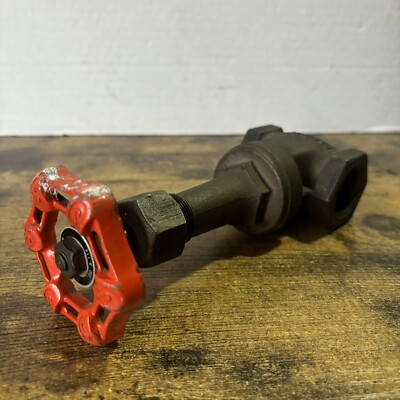 Stockham B-114 1  Bronze Threaded Gate Valve 2-Way 125 Made In USA