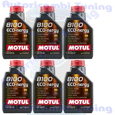 6 Liter Öl MOTUL 8100 Eco Nergy 5W30 A5/B5 Kunststoff Ford Wss M2c 913 D DPF