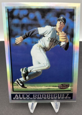 1998 Topps Super Chrome Refractor   Alex Rodriguez #36