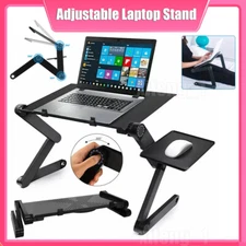 Laptop Stand Desk Height Adjustable Folding Laptop Table Computer Stand Bed Desk