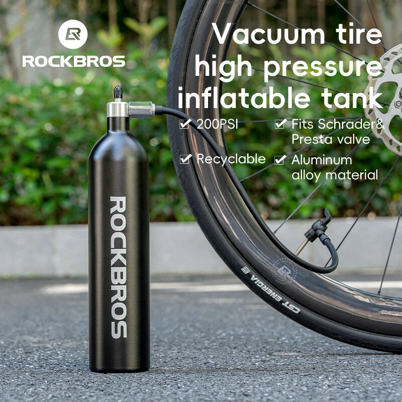 ROCKBROS Vacuum Tire Inflation Tank Container 1.2L Recyclable 200PSI Bike Pump - Image 3 of 4
