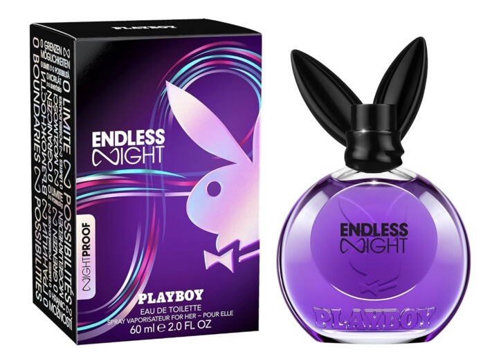 Eau de toilette femme Playboy Endless Night sillage sensuel flacon 60ml