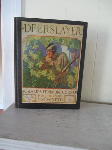 DEERSLAYER (1929, Scribner's) by James Fenimore Cooper -N.C. Wyeth color plates