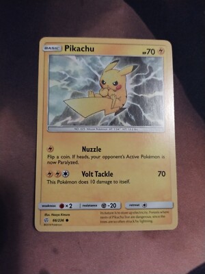 Pokémon TCG Pikachu Sun & Moon - Cosmic Eclipse 66/236 Regular Common-NM