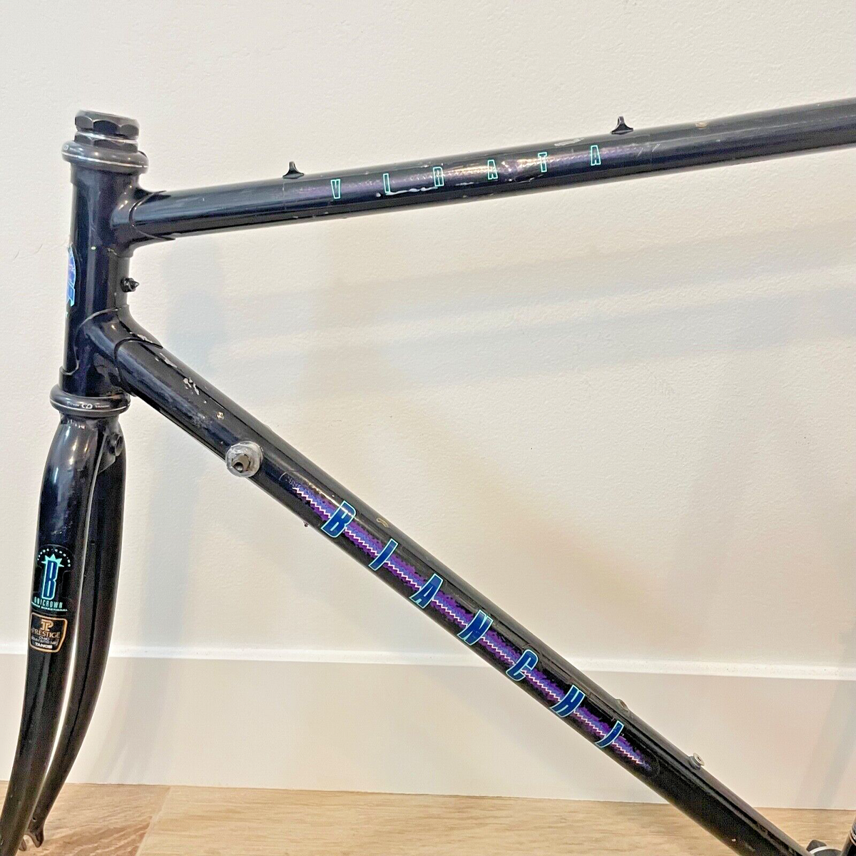 Cadre De Vélo De Route Vintage Bianchi Virata - Acier Tange Prestige Chromoly - Taille 530 Mm - Bon état