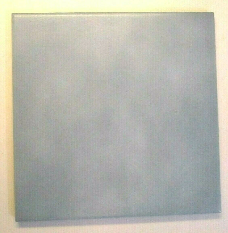 Azulejo de 1 piso Florida FT EE. UU. 8" pulgadas años 70 satinado cielo azul claro porcelana vintage Foto 3 de 4