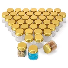 42 Pack Glass Jars with Lids 20 ml Small Glass Jars 2/3 Oz Small Small Glass ...