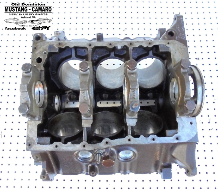 ma5ページ 1991 Ford Mustang 3.8L V6 Engine Motor Block with Main Caps