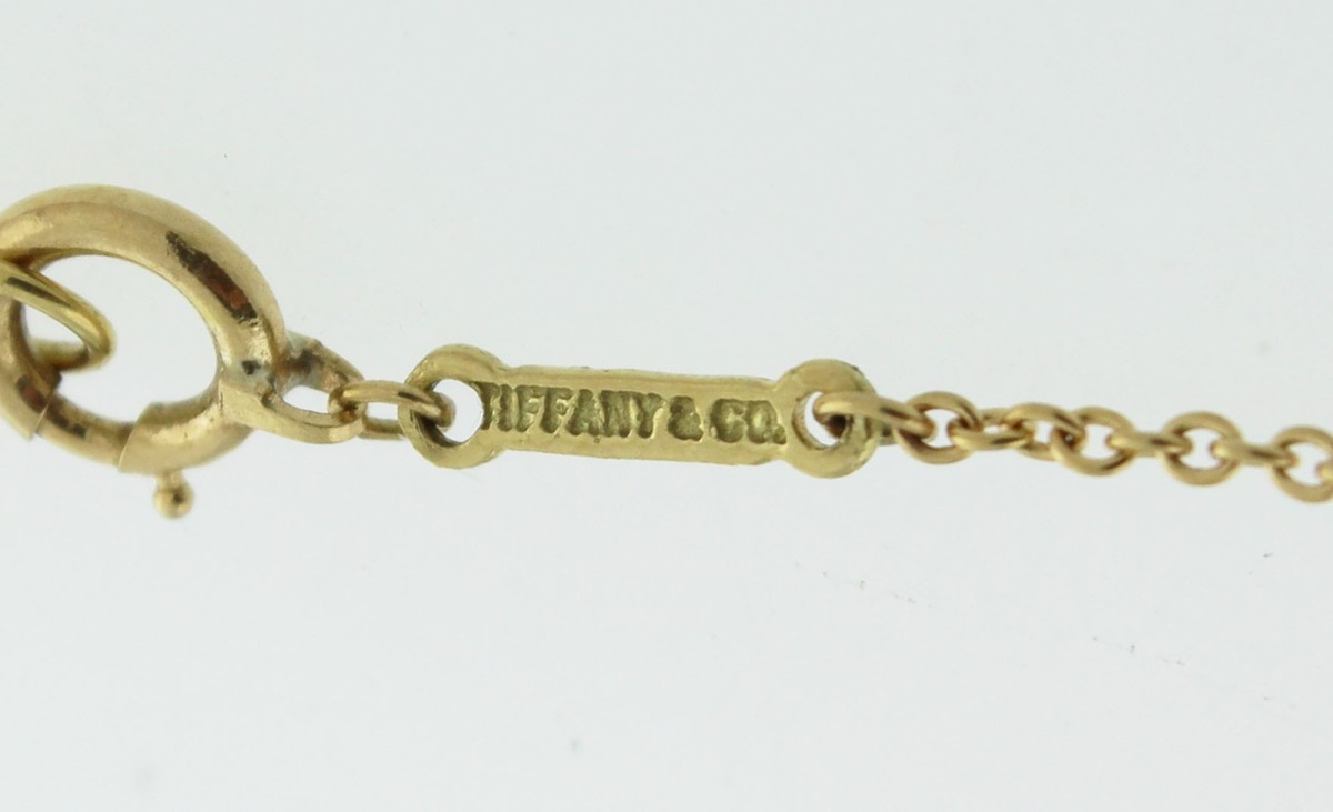 Vintage Tiffany & Co Elsa Peretti 18k Gold 20mm Teardrop Pendant 