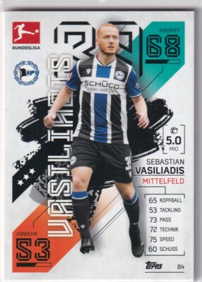 Match Attax 21/22 Bundesliga 2021/2022 Karte Nr. 84 Sebastian Vasiliadis